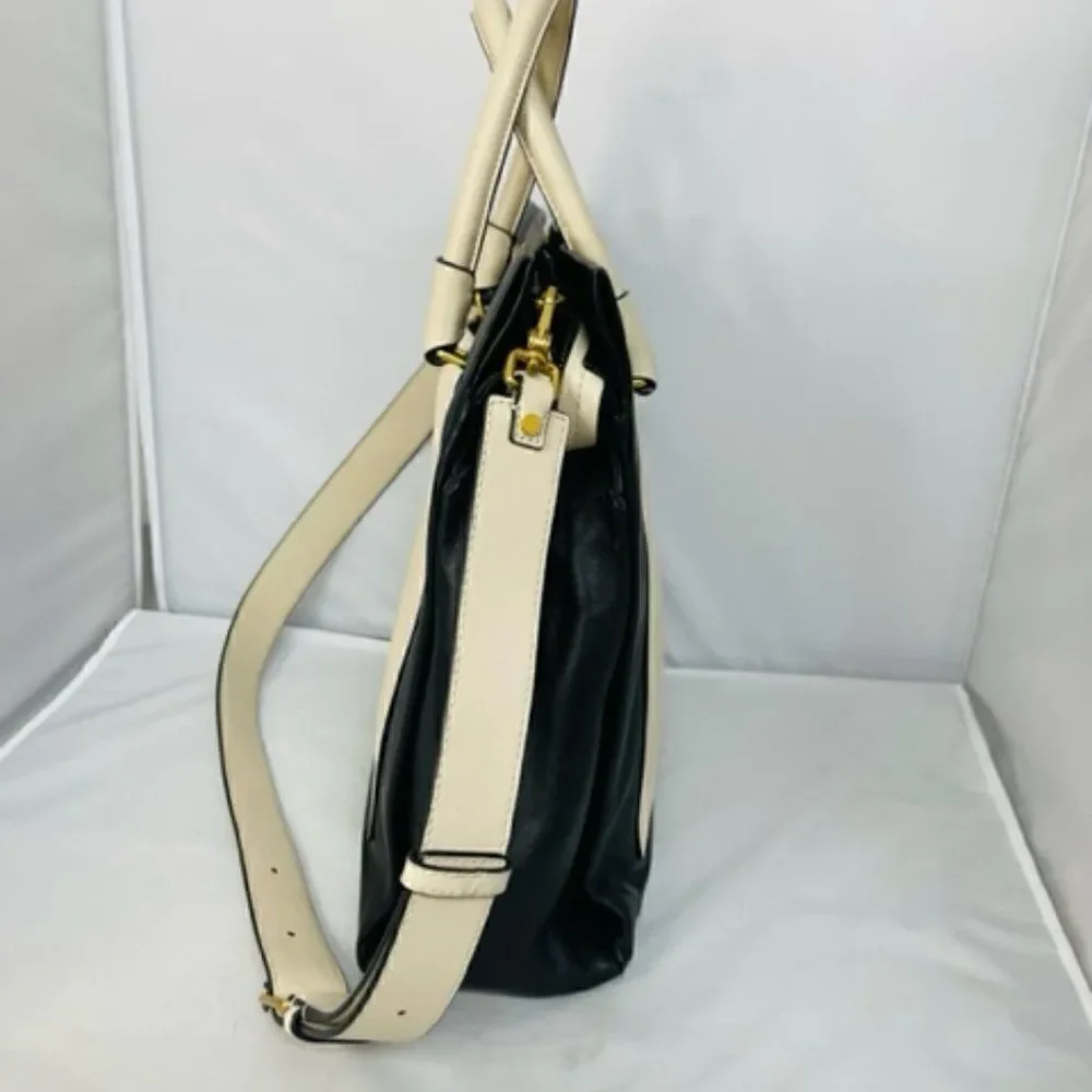 Marc by Marc Jacobs leather know when to fold em Nicky bag Two Toned color-block - Picture 4 of 8